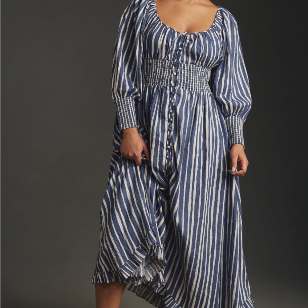 Anthropologie Sweatheart Midi dress